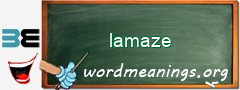 WordMeaning blackboard for lamaze